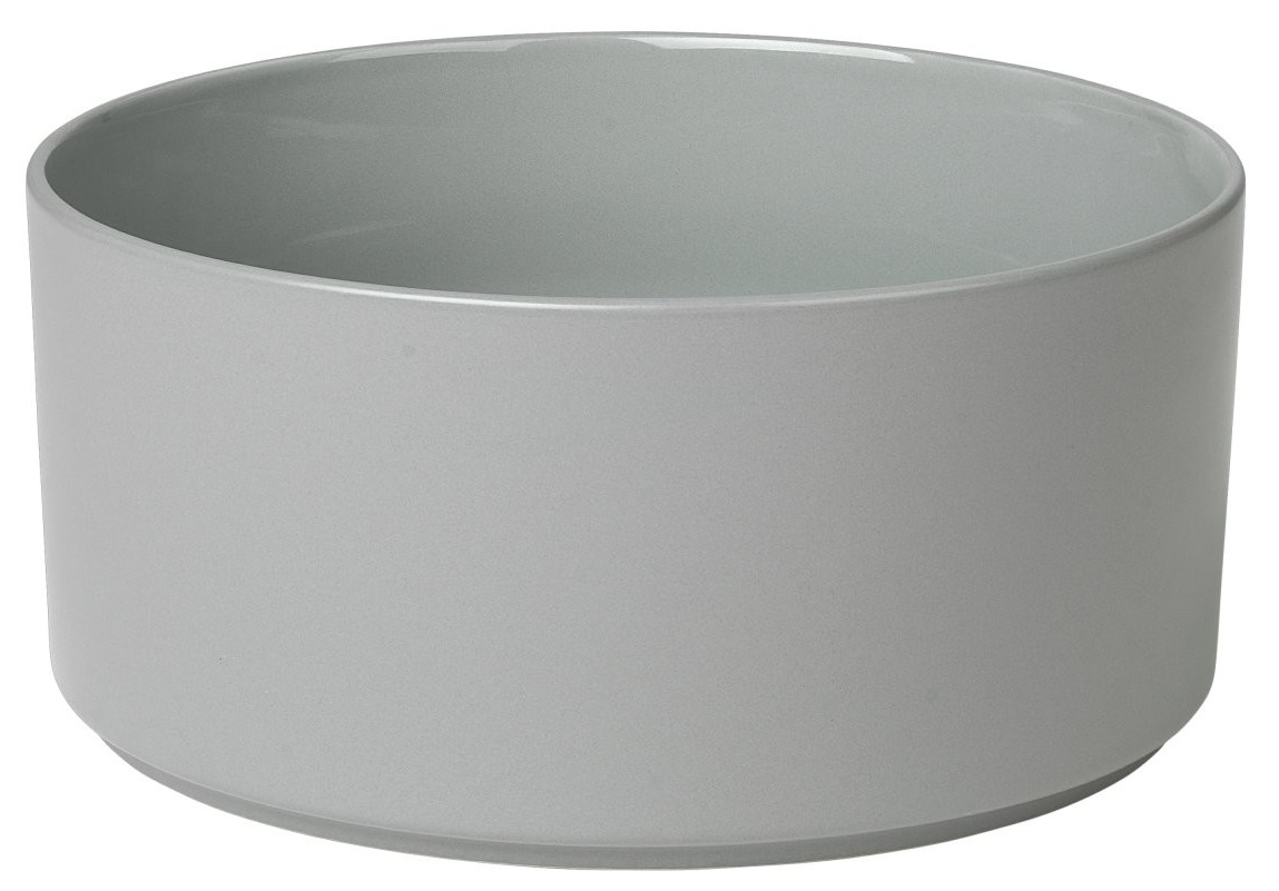 Bol adânc Blomus - Pilar, 20 cm, 1.7 L, gri deschis