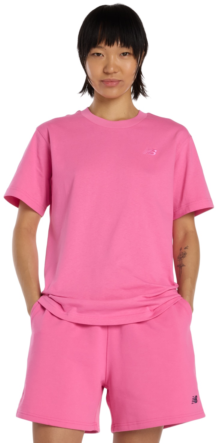 Pantaloni scurți pentru femei New Balance - Athletics French Terry Short, mărimea L, roz