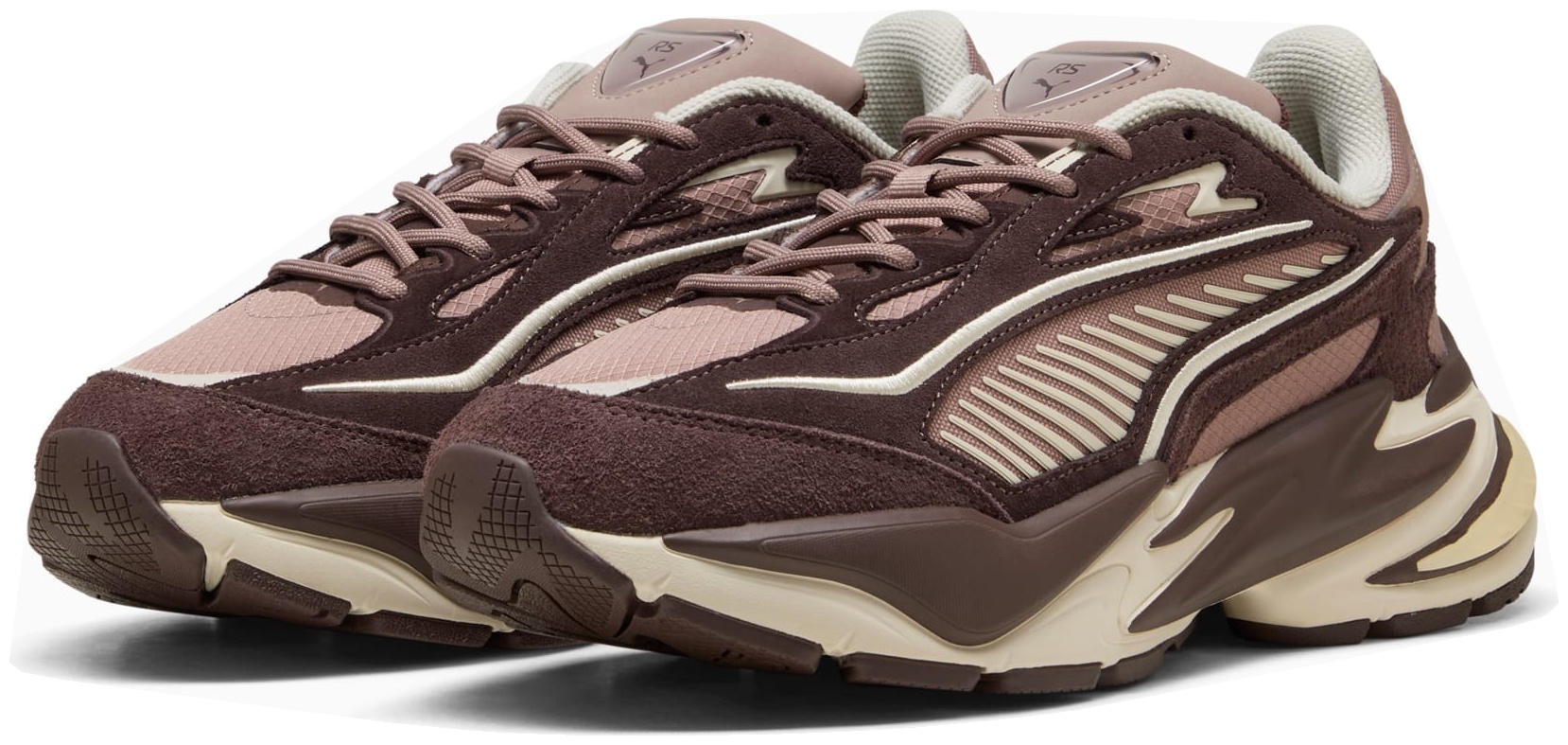 ムク　sar Pantofi de damă Puma - RS Surge Hairy Suede, bej /maro | Ozone.ro