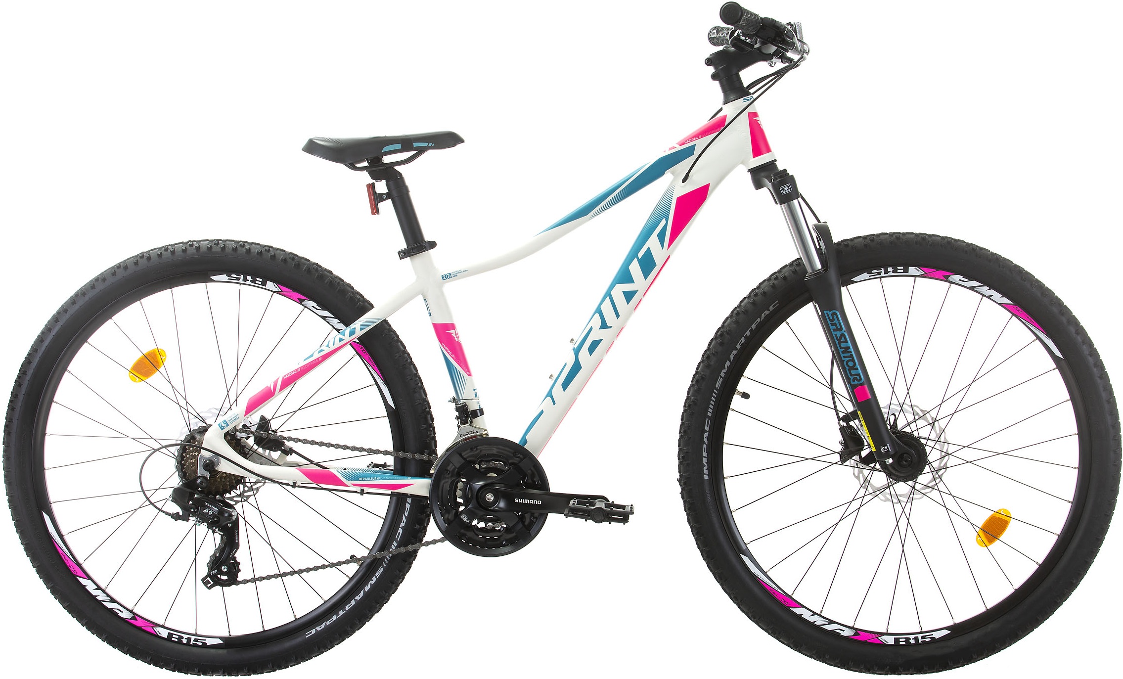 Bicicletă montană pentru femei cu viteze SPRINT - Maverick Pro Lady, 27.5", 440 mm, alb