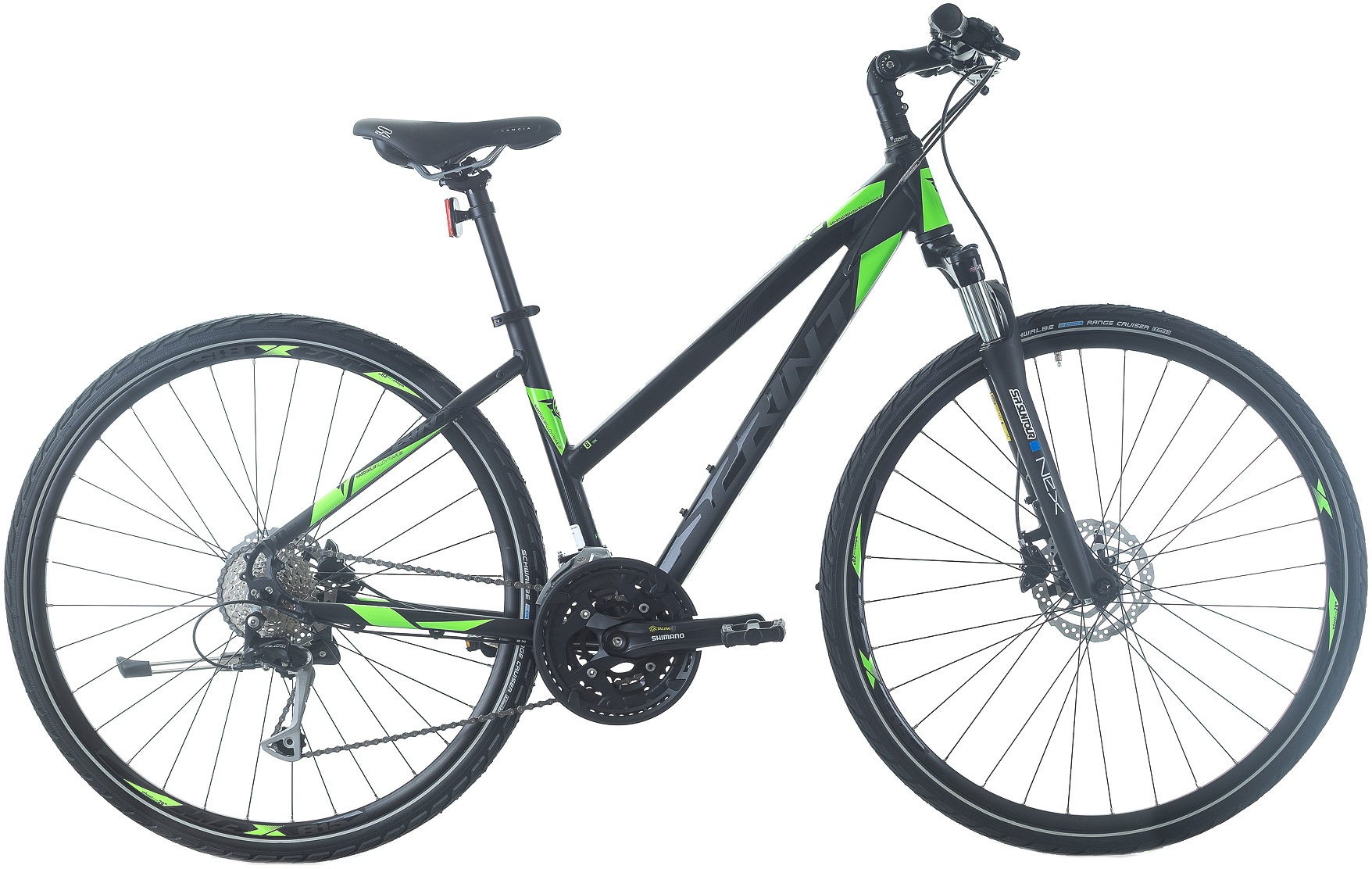 Bicicletă trekking pentru femei SPRINT - Sintero Plus Lady, 28", 480 mm, negru/verde