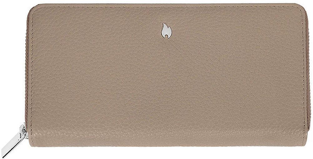 Poșetă de damă  Zippo Signature - RFID protecție, cu fermoar, bej