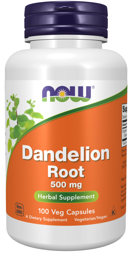 Dandelion Root, 500 mg, 100 capsule, Now