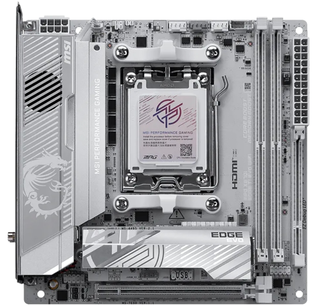 Placă de bază MSI - MPG X870I EDGE TI EVO WIFI, AM5
