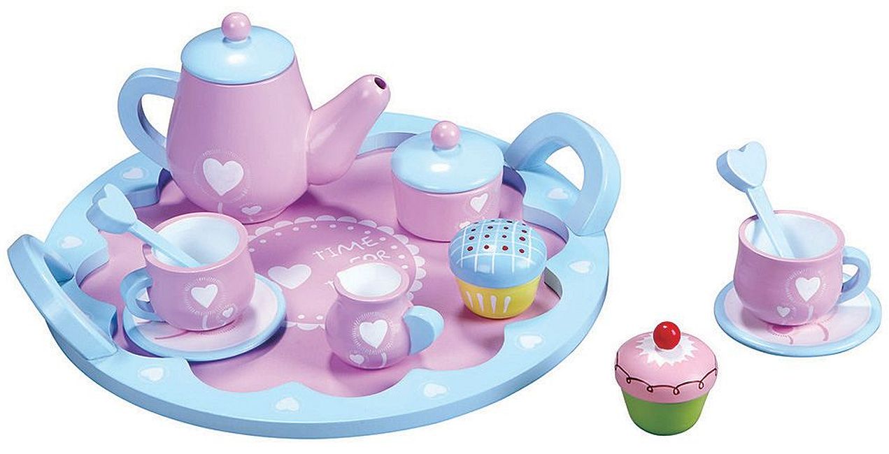Set de servit ceai Lelin - Inimi
