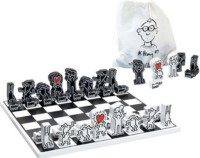 Joc de sah pentru copii Vilac - Creat de Keith Haring