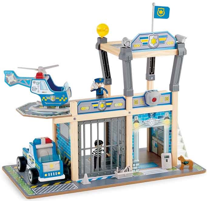 Set din lemn Hape - Sectia de politie