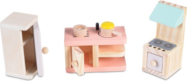 Set din lemn Moni - Mobilier pentru bucatarie
