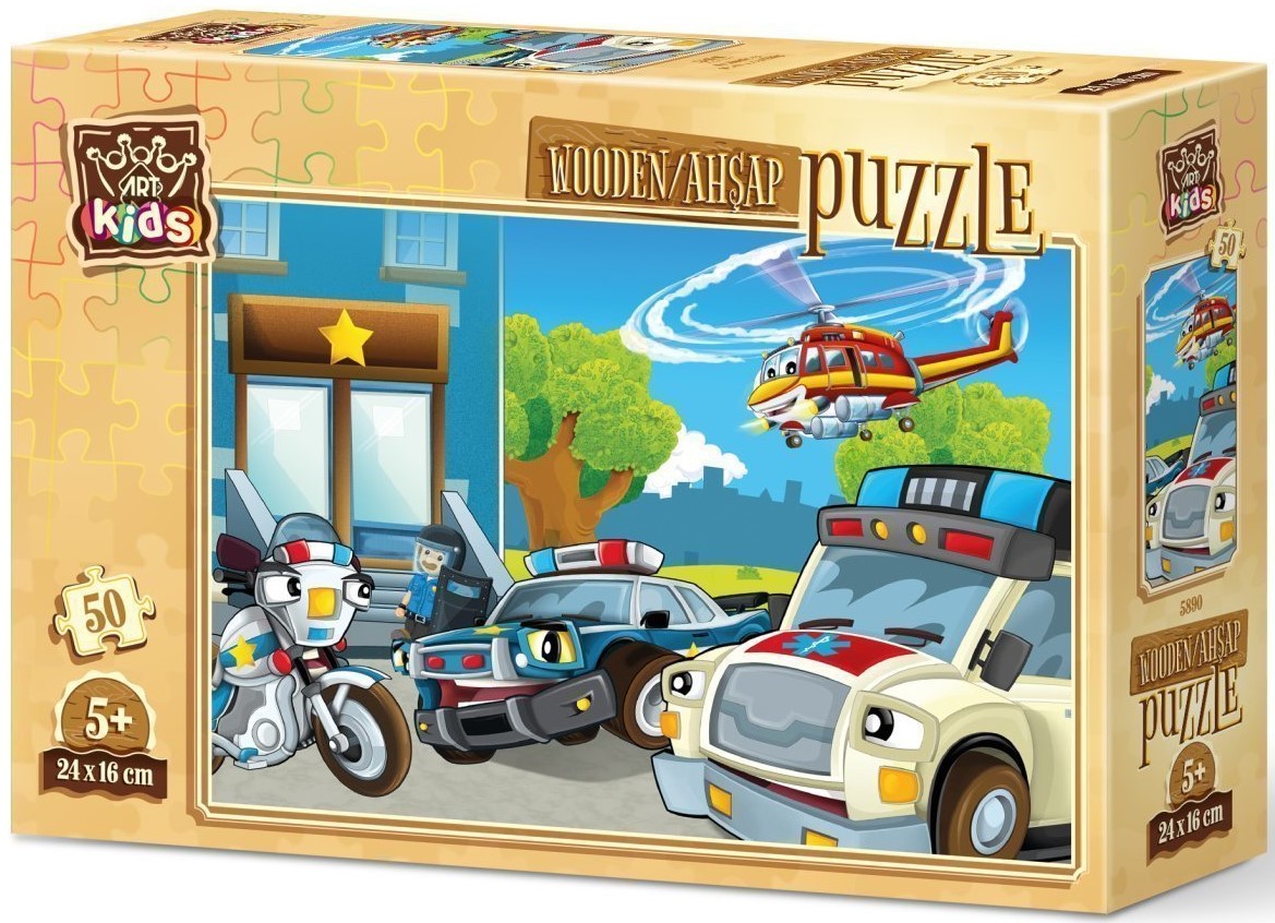 Puzzle din lemn Art Puzzle din 50 de piese - Echipa de reacție rapidă