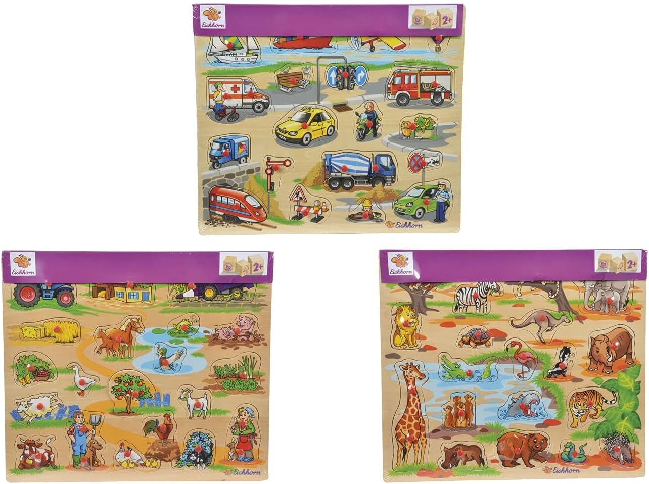 Puzzle din lemn Eichhorn - Sortiment