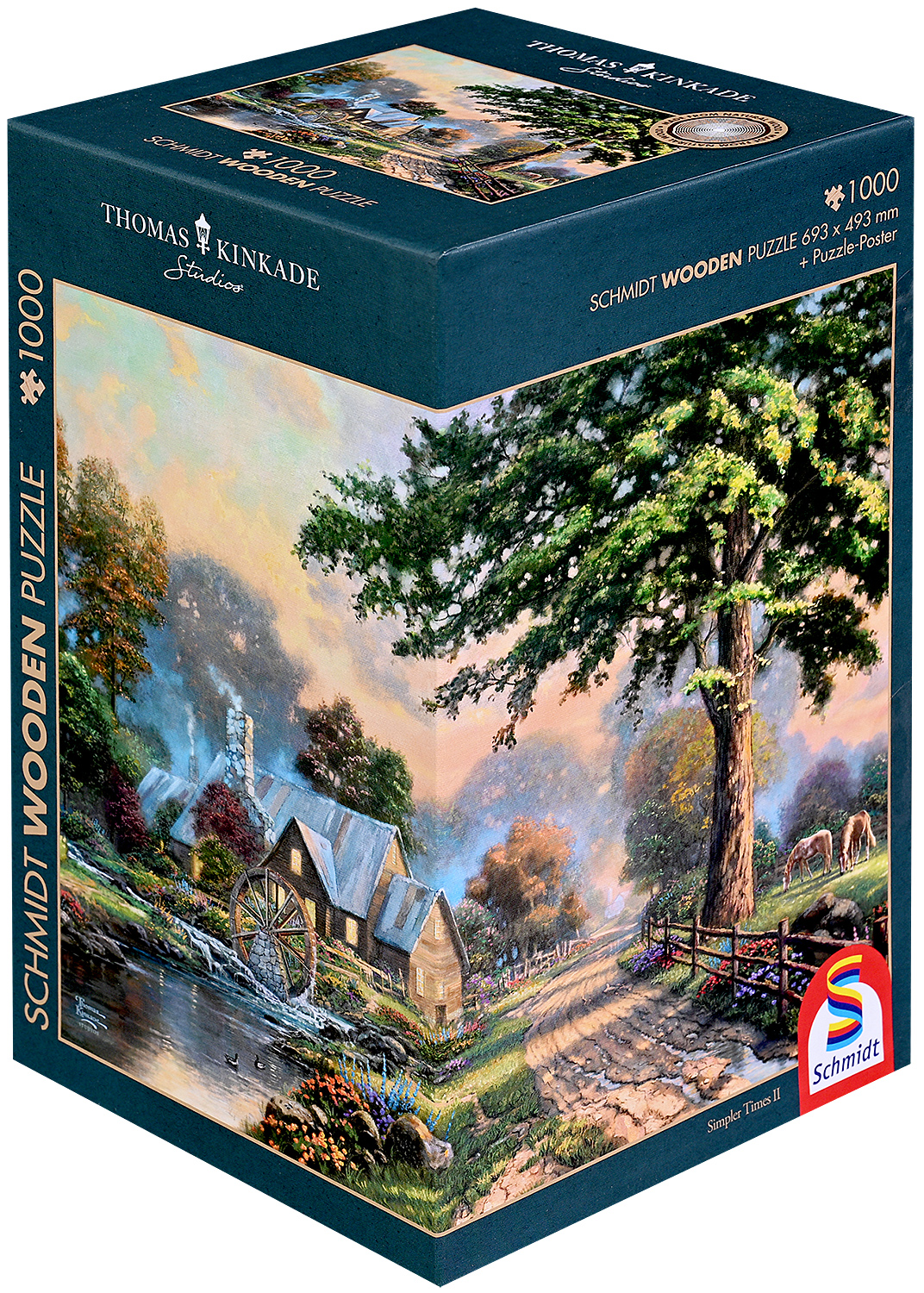 Puzzle din lemn Schmidt din 1000 piese - Vremuri mai simple