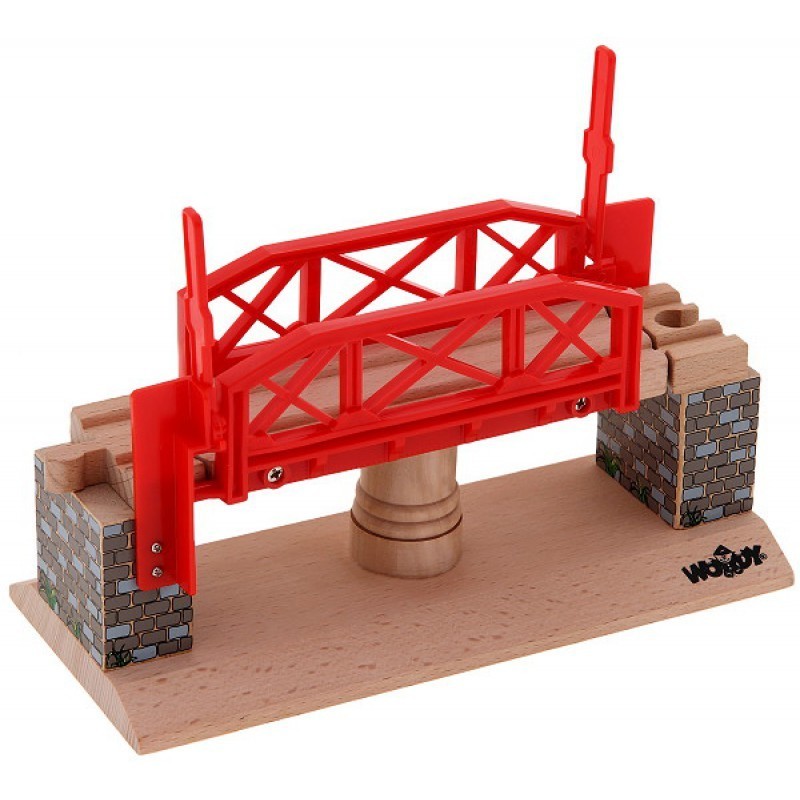 Accesoriu feroviar din lemn Woody - Pod mobil