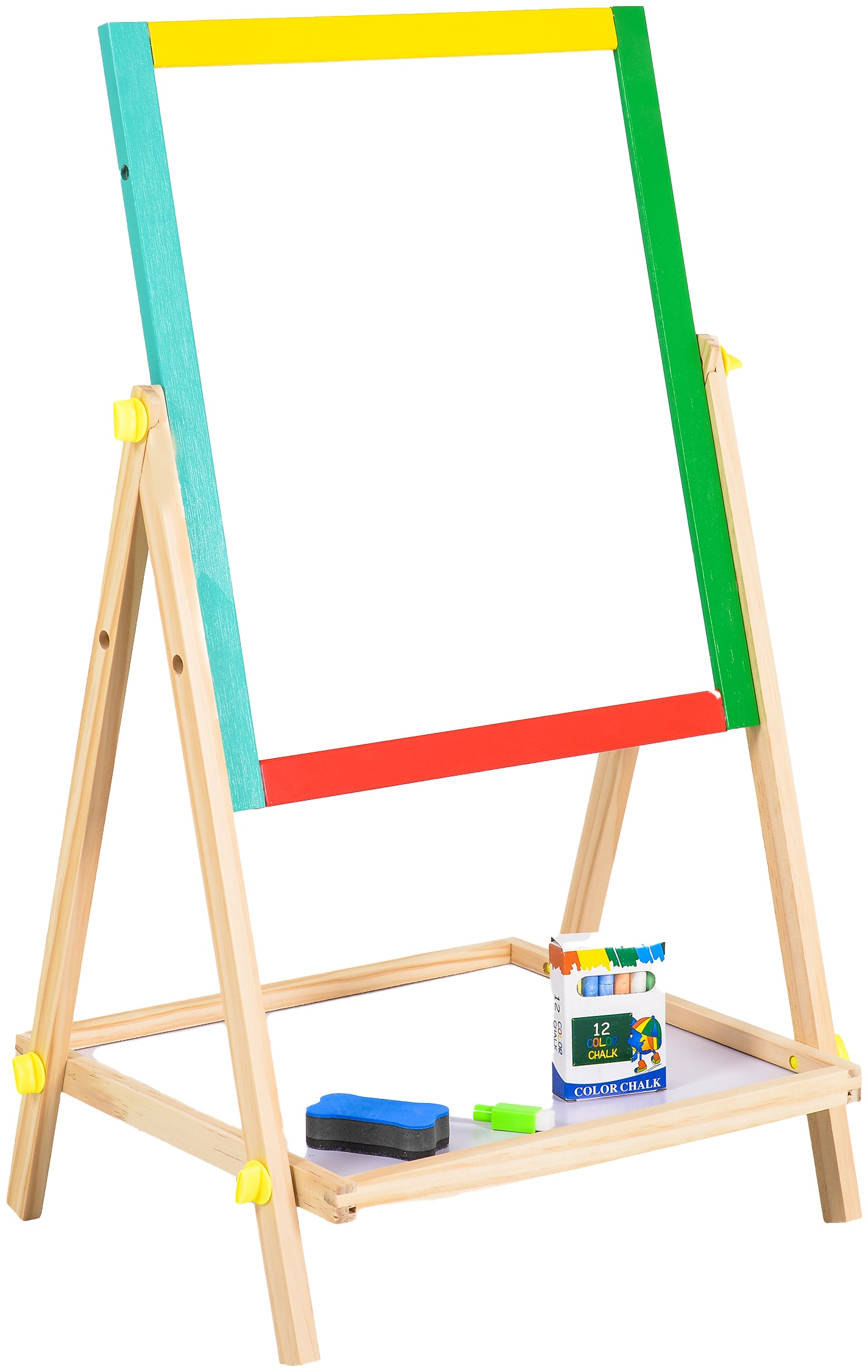 Tablă de desen din lemn Moni Toys - Cu două fețe