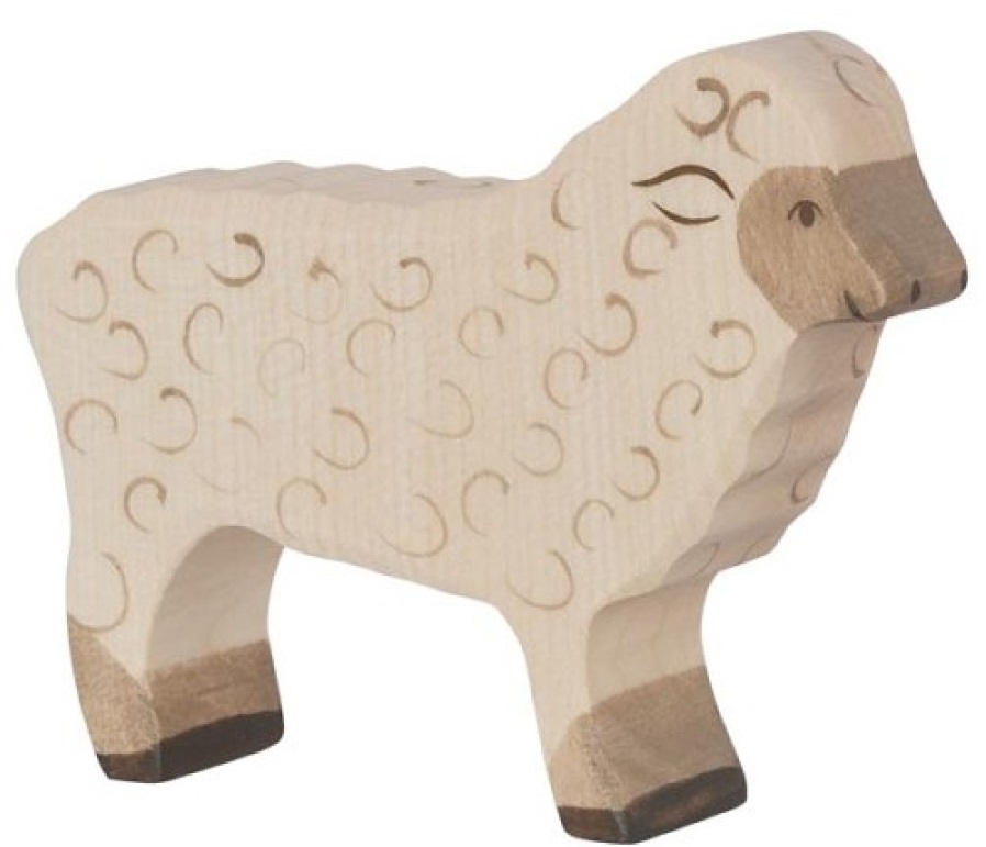 Figurină din lemn Holztiger - Oaie în picioare
