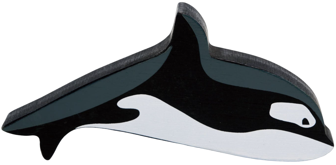 Figurină din lemn Tender Leaf Toys - Orca