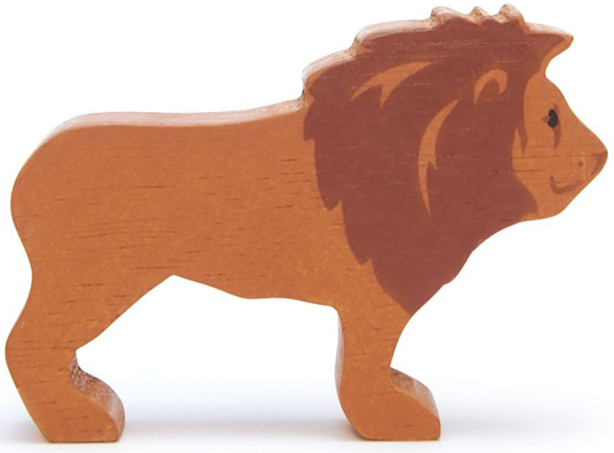 Figurină din lemn Tender Leaf Toys - leo
