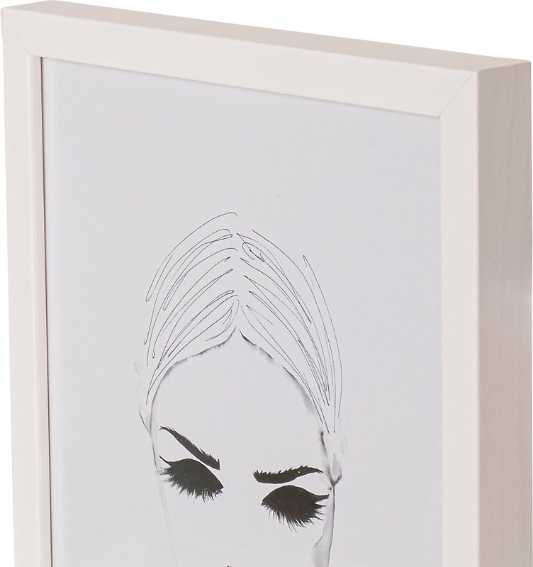 Ramă foto din lemn Focus - Soul White, 50 x 50, alb