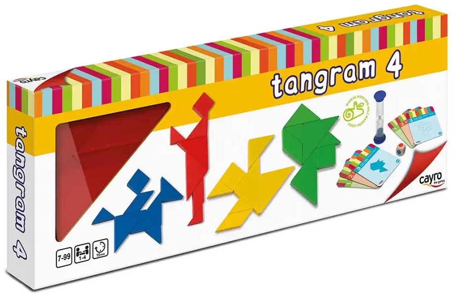 Joc din lemn  Cayro - Tangram pentru patru persoane