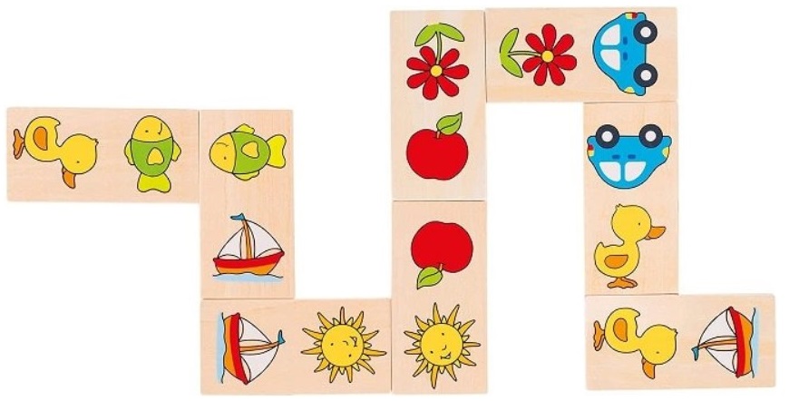 Joc din lemn Goki - Dominoes Dominic