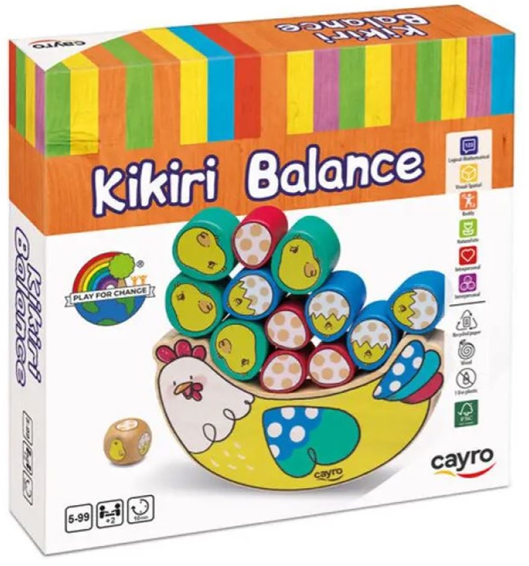 Joc de echilibru din lemn Cayro - Kikiri