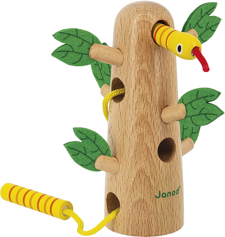 jucărie din lemn Janod TROPIK - Labirint de copaci tropicali
