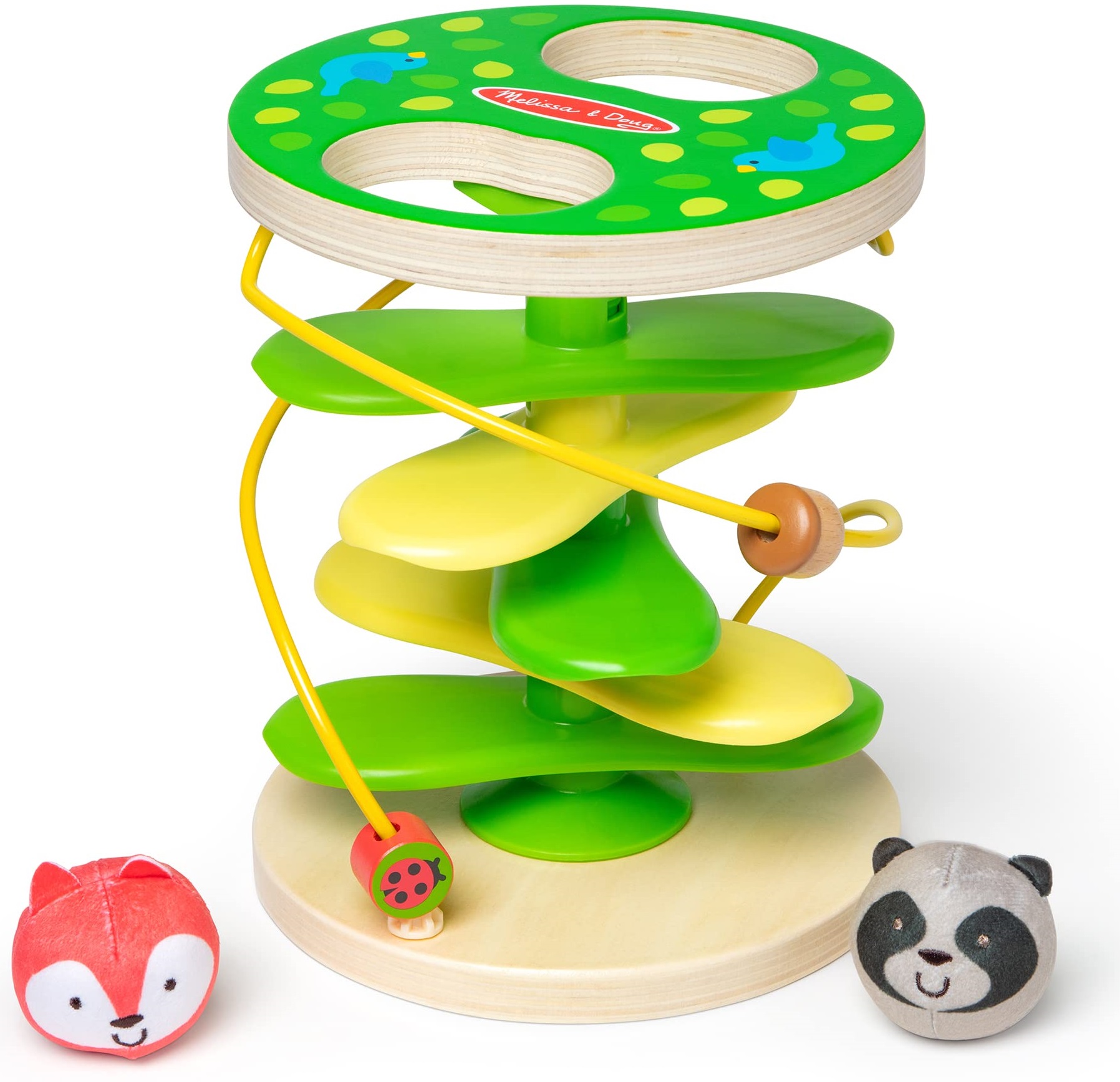 Jucărie din lemn Melissa & Doug - Copac care cade în spirală