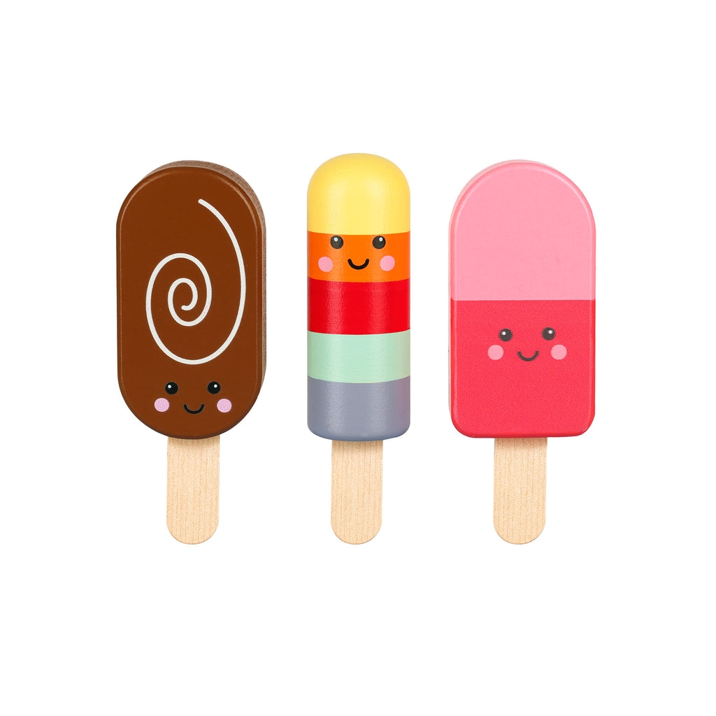 Jucărie din lemn Orange Tree Toys – Înghețate, 4 piese
