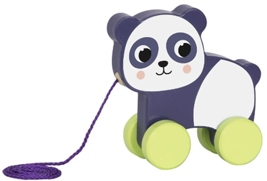 Jucărie de tragere din lemn Hi Pando - Panda