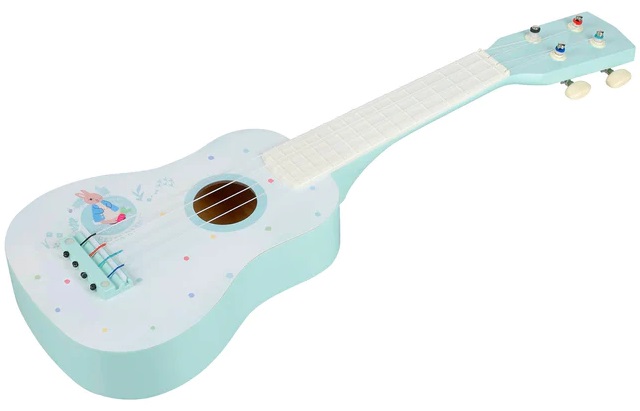 Jucărie muzicală din lemn Orange Tree Toys Peter Rabbit - Ukulele