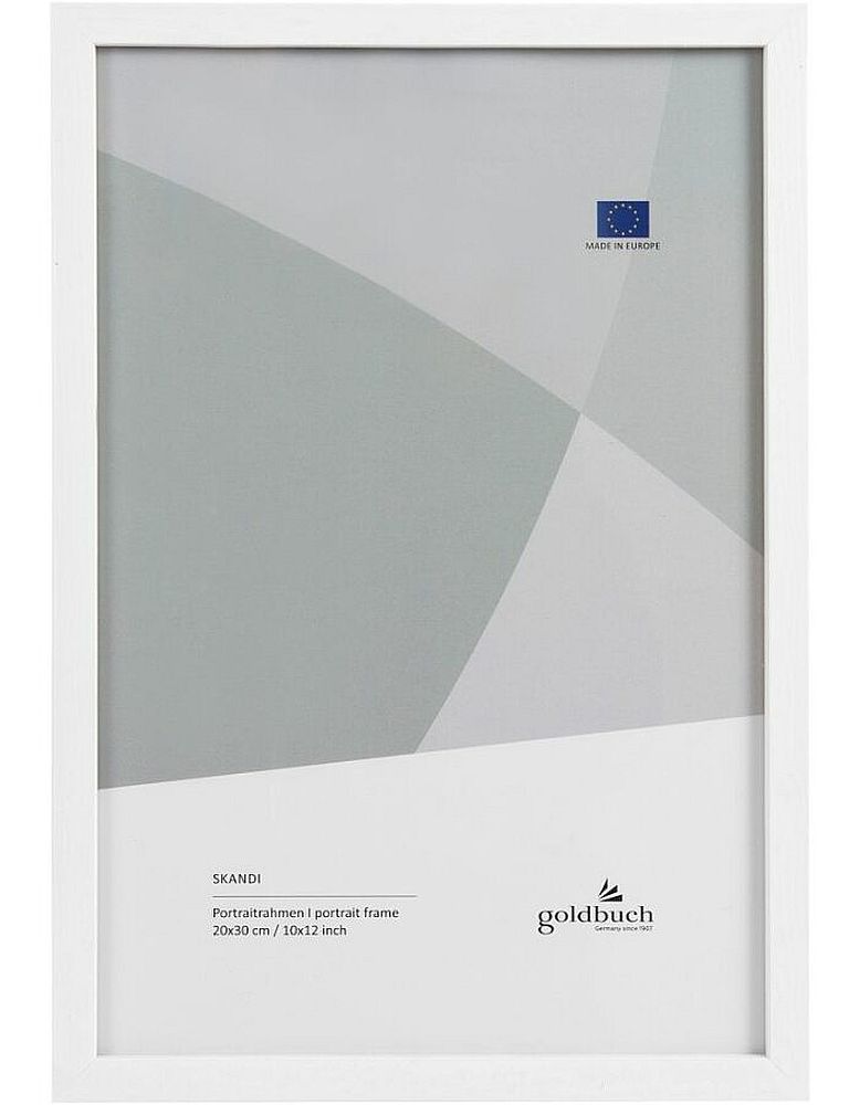Ramă foto din lemni Goldbuch Skandi - Alb, 20 x 30 cm
