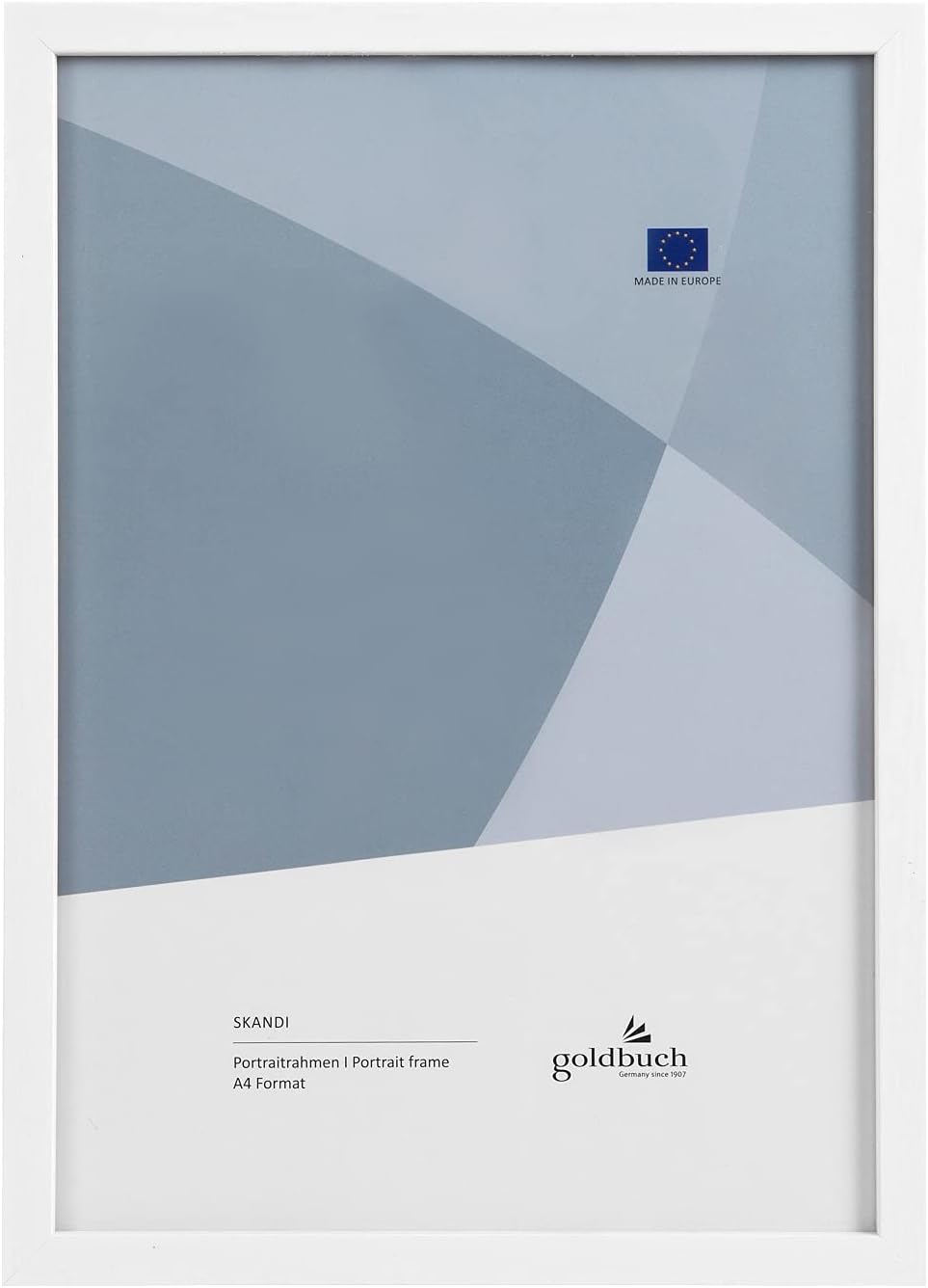 Ramă din lemn pentru foto Goldbuch Skandi - Albă, 21 x 30 cm