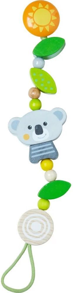 Agrafă din lemn pentru suzetă Haba - Koala
