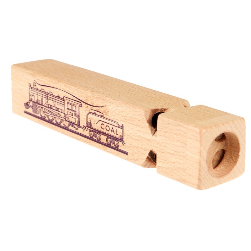Fluier din lemn Rex London, cu sunet de tren cu aburi