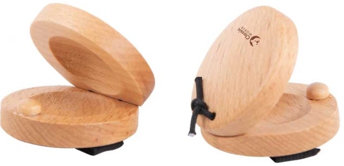 Castaniete din lemn pentru copii Classic World