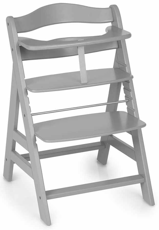 Hauck Scaun de masa din lemn pentru copii  Alpha + Grey
