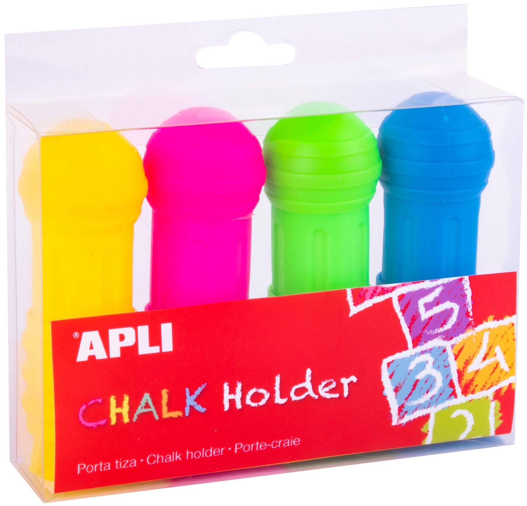 Suport pentru creta jumbo  Apli Kids - Ф 25 mm, 4 culori