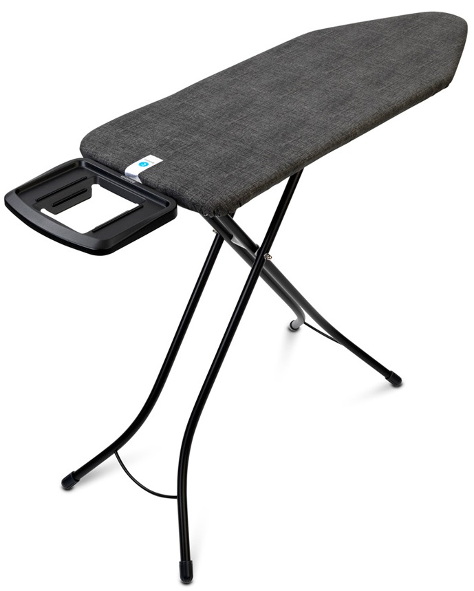 Masă de călcat cu suport solid pentru fier de călcat Brabantia - Denim Black, C 124 x 45 cm