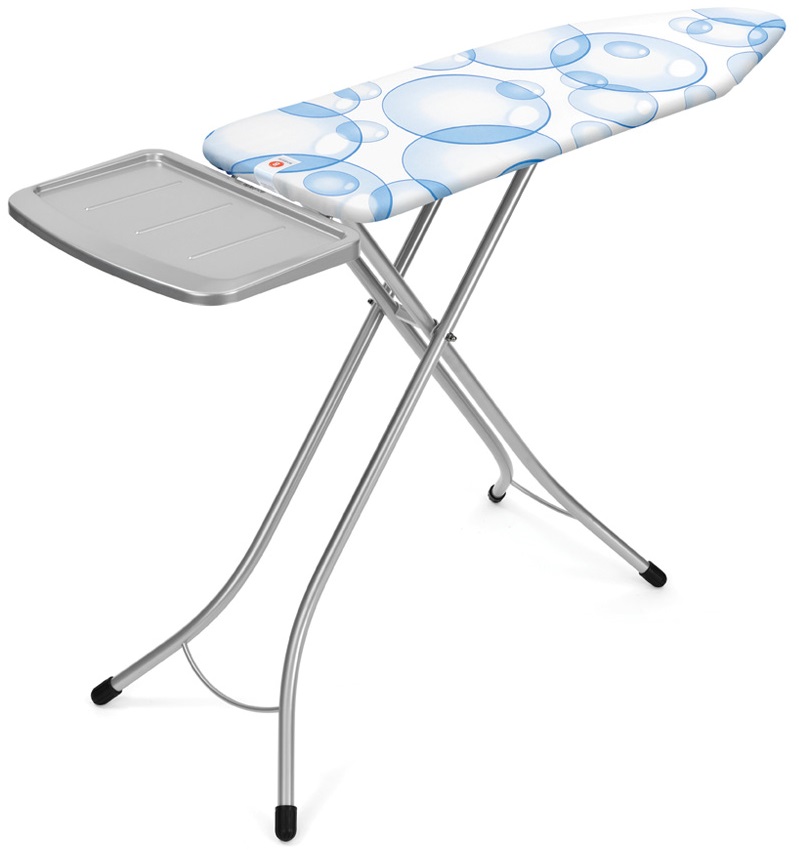 Masă de călcat cu suport pentru generator de abur Brabantia - PerfectFlow Bubbles, B 124 x 38 cm