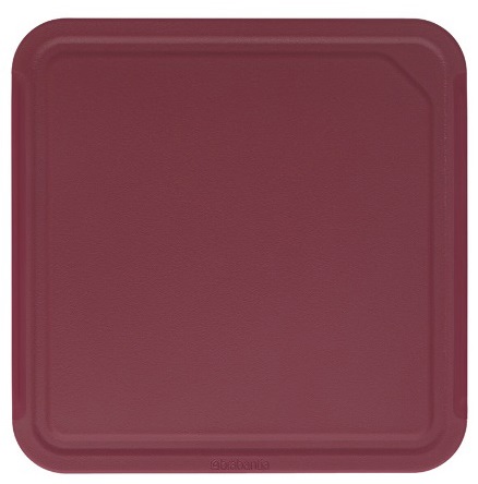 Placă de tăiere Brabania - Tasty+, roşu, 25 x 25 cm