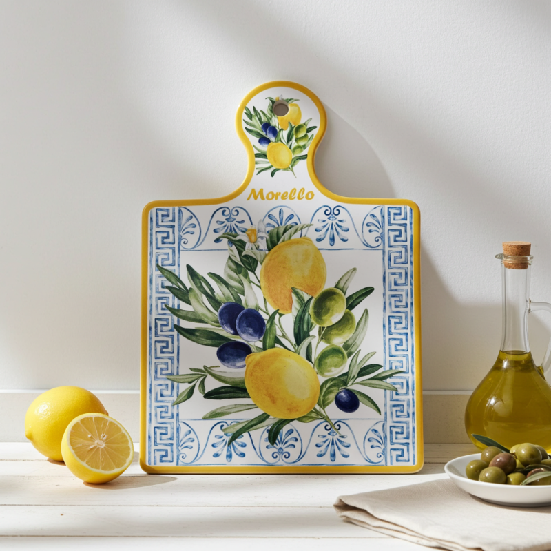 Platou de servire Morello - Lemons, 24 х 17 cm