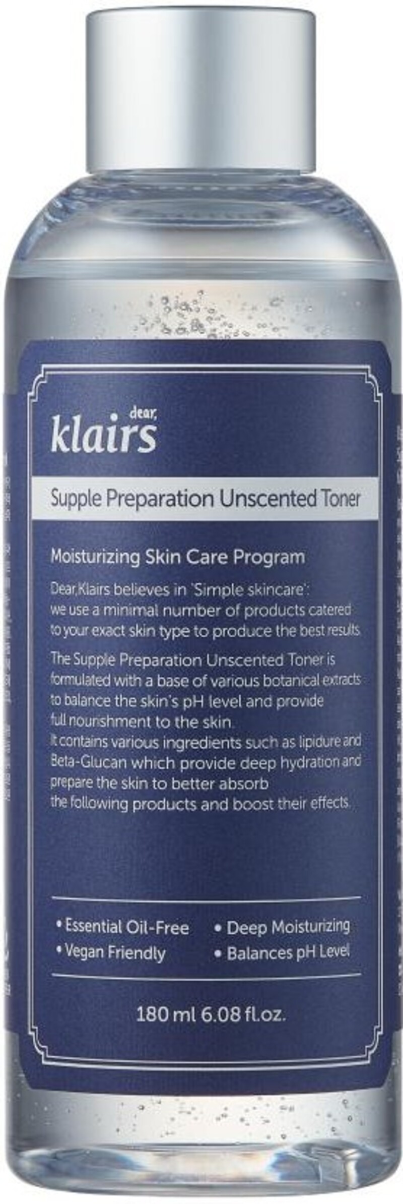 Dear Klairs Supple Preparation Toner facial, fără miros, 180 ml
