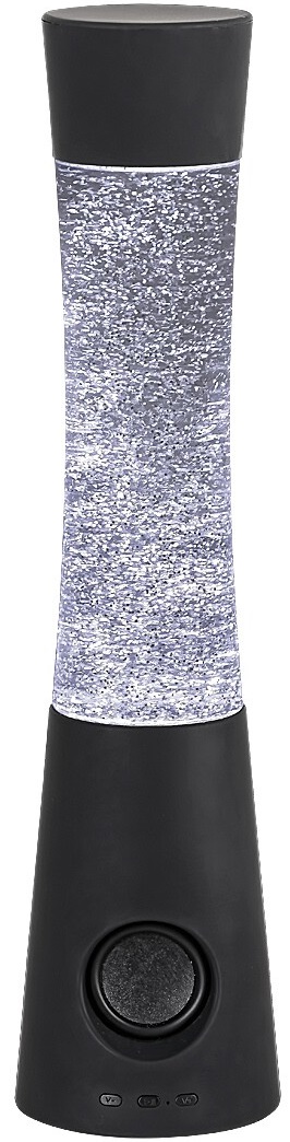 Lampă decorativă cu difuzor Rabalux - Carnival, 5 W, 10 x 40,8 cm, cu Bluetooth, negru