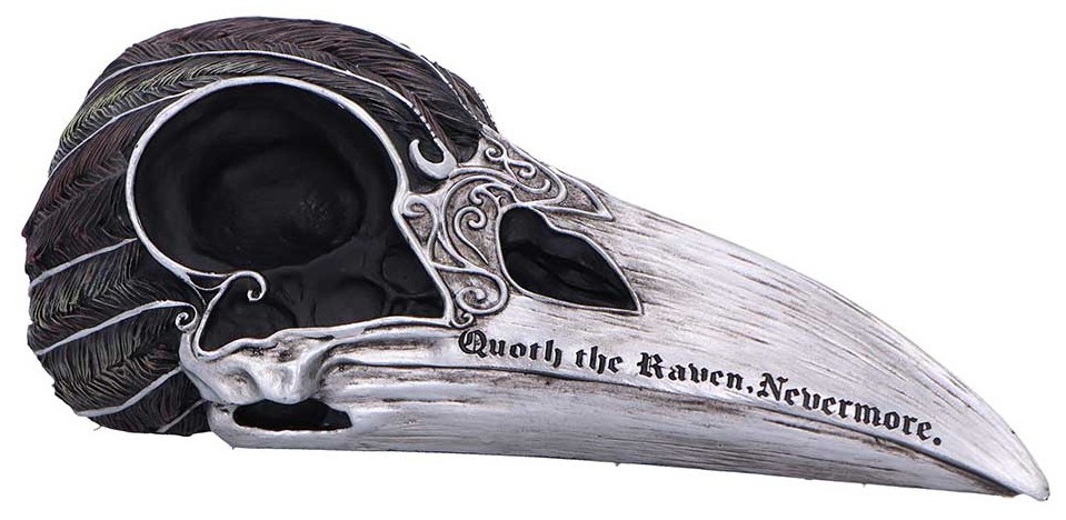 Decorație Nemesis Now Adult: Gothic - Quoth The Raven, 20.2 cm