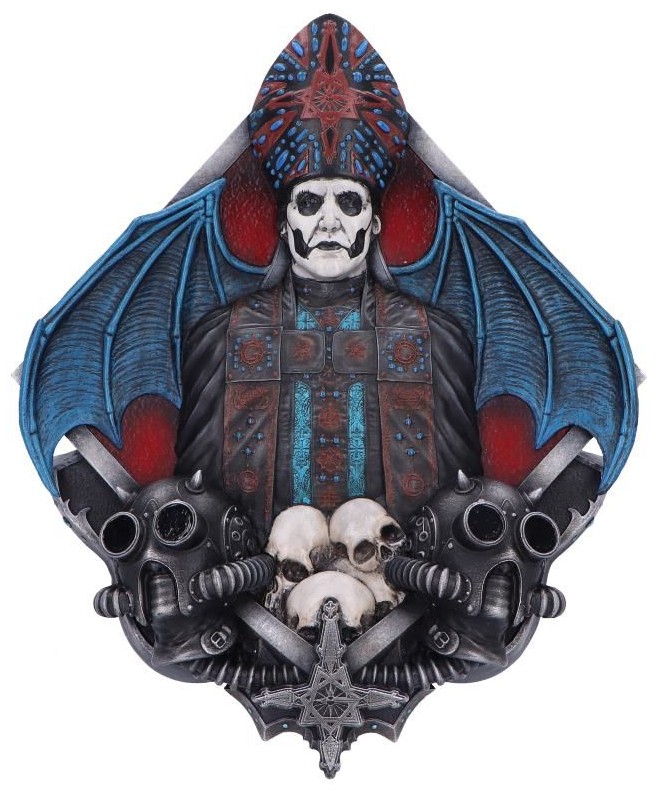 Decorarea peretelui Nemesis Now Music: Ghost - Papa Emeritus IV, 30 cm
