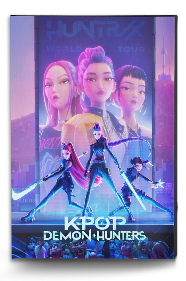 Decorațiune de perete Pyramid Animation: KPop Demon Hunters - KPop Demon Hunters