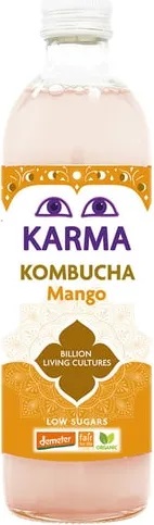 Demeter Kombucha organică, mango, 500 ml, Karma
