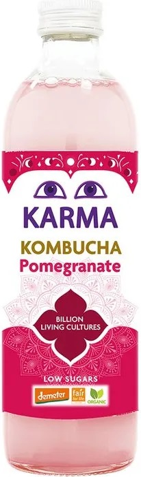 Kombucha organică Demeter, rodie, 500 ml, Karma