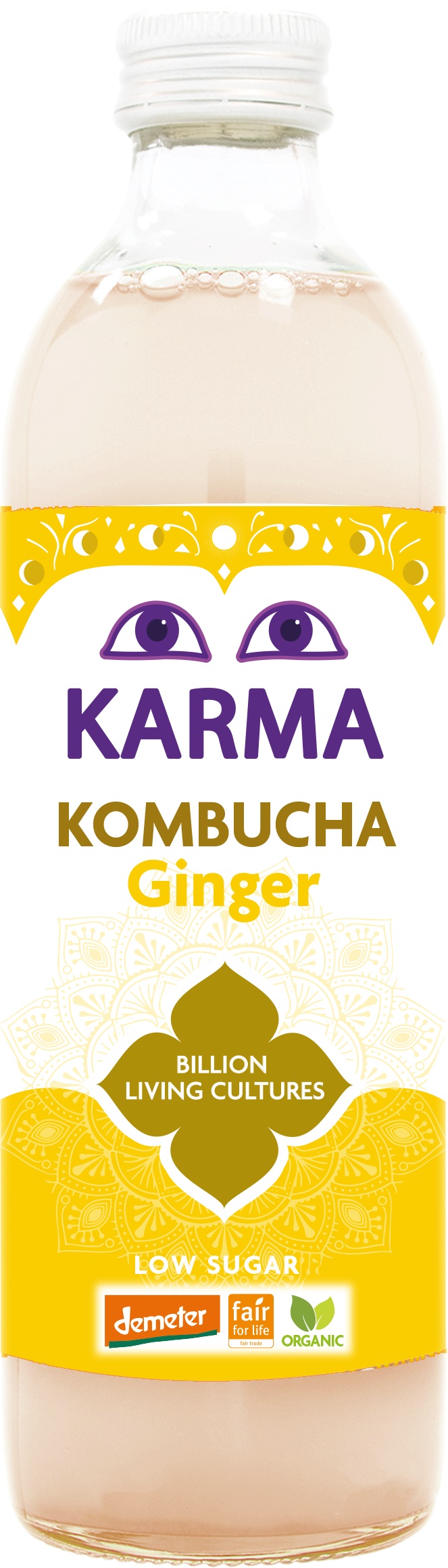 Kombucha Demeter cu ghimbir, 500 ml, Karma