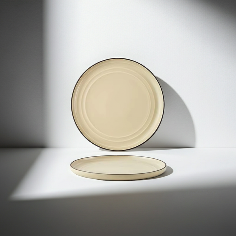 Farfurie de desert Morello - Nordic, 20 cm, Beige