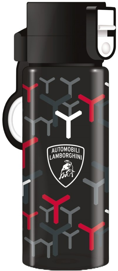 Sticlă pentru copii Ars Una Lamborghini - 475 ml, negru